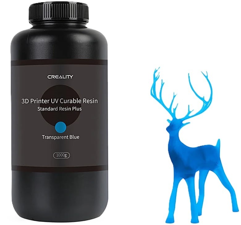 Creality 3302020087 Standard LCD UV Transparent Blue 1Kg Resin