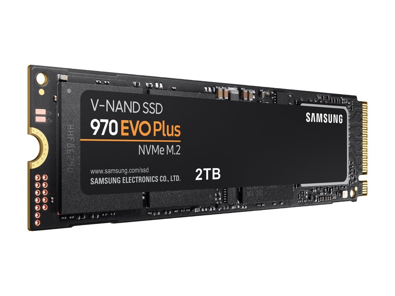 Samsung MZ-V7S2T0BW 970 EVO Plus 2TB NVMe M.2 2280 PCI-Express 3.0 x4 Solid State Drive