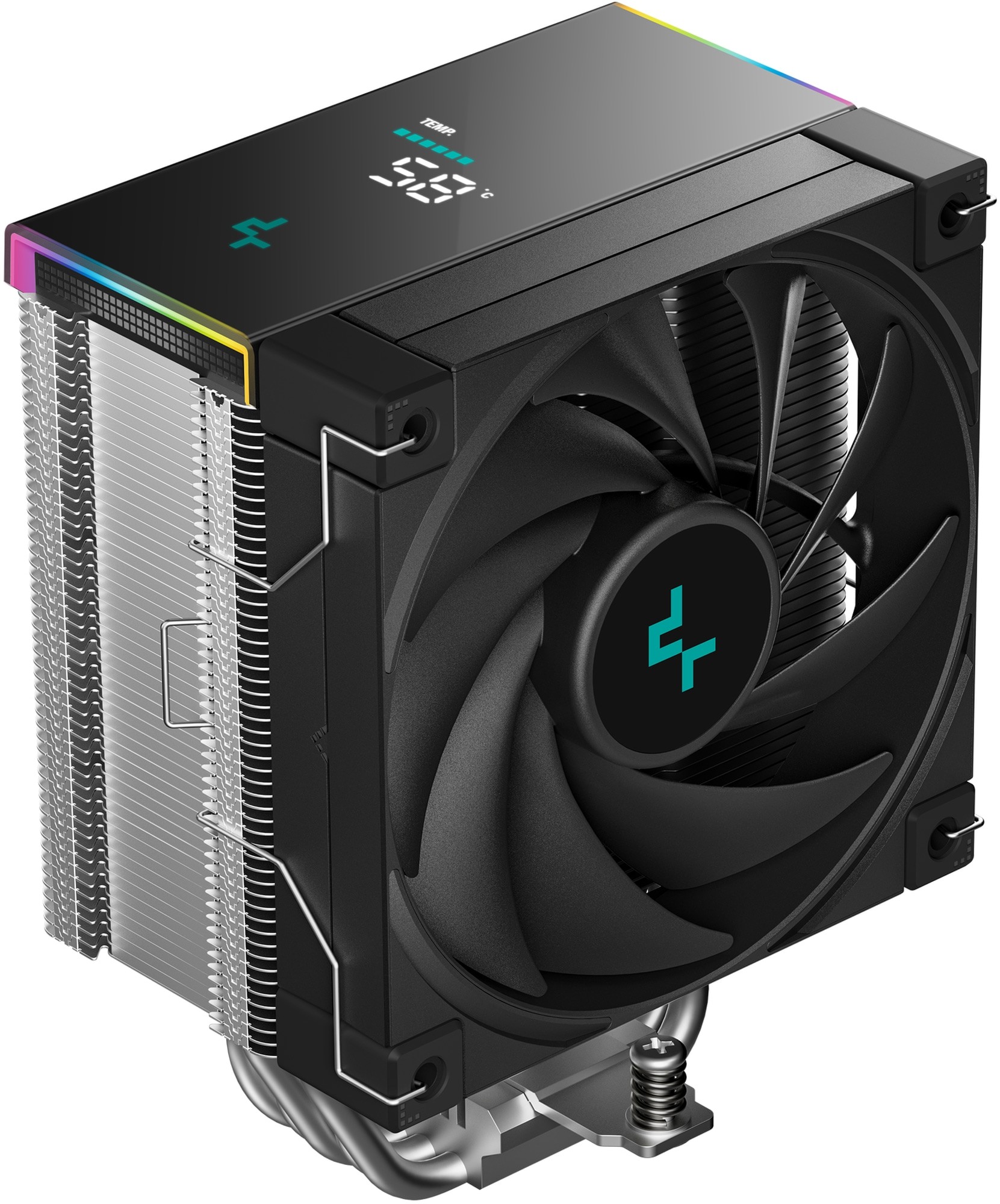 DeepCool R-AK500S-BKADMN-GJD AK500S DIGITAL SE ARGB 120mm Tower Black CPU Air Cooler