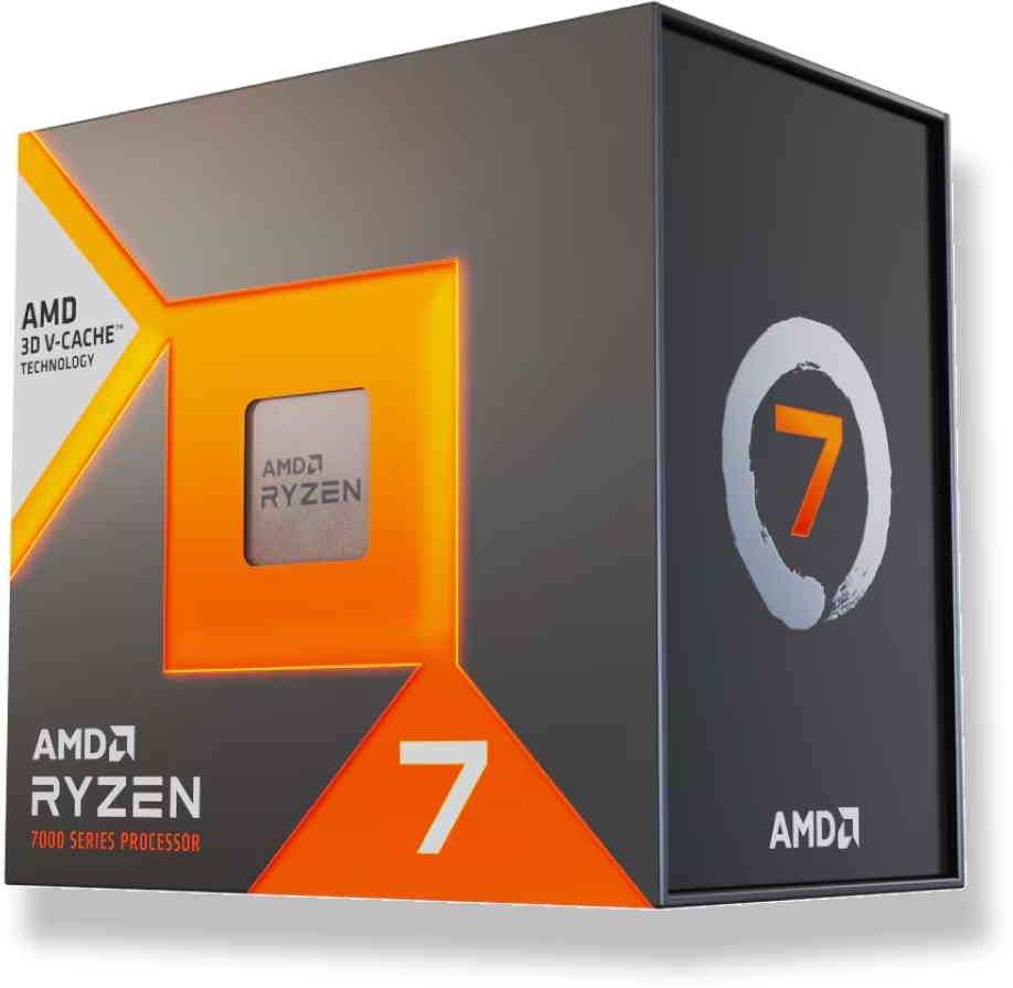 AMD 100-100002235WOF Ryzen 7 7700X3D 4.5GHz 8-Core Zen 4 Socket AM5 Desktop CPU - Cooler Not Included