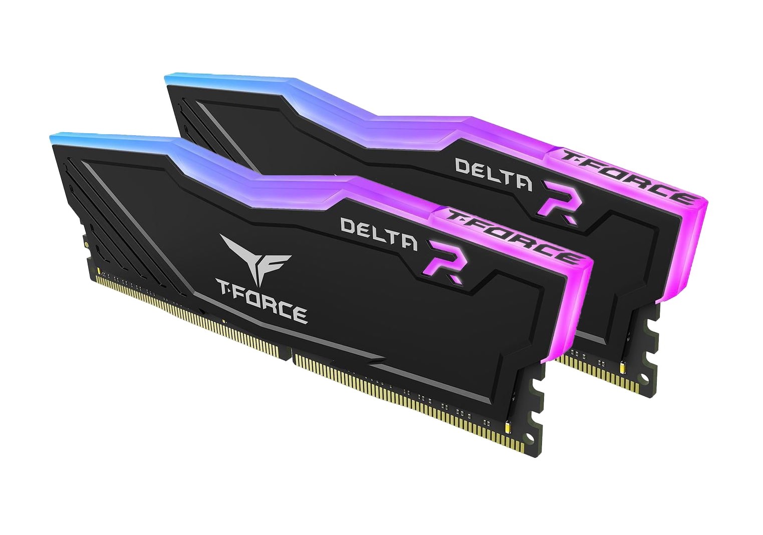 TeamGroup TF3D416G3200HC16CDC01 T-Force Delta RGB 16GB (2x8GB) DDR4-3200MHz CL16 1.35V Black Desktop Memory