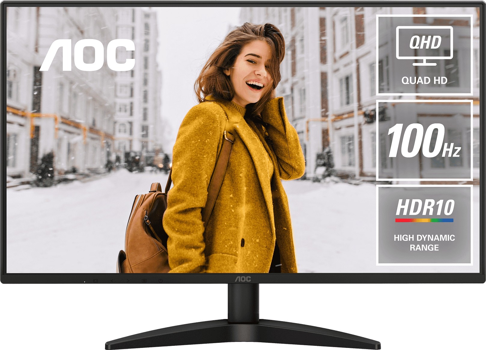 AOC Q27B36 27" WQHD (2560x1440) 100Hz 1ms IPS Adaptive-Sync HDR10 Desktop Monitor