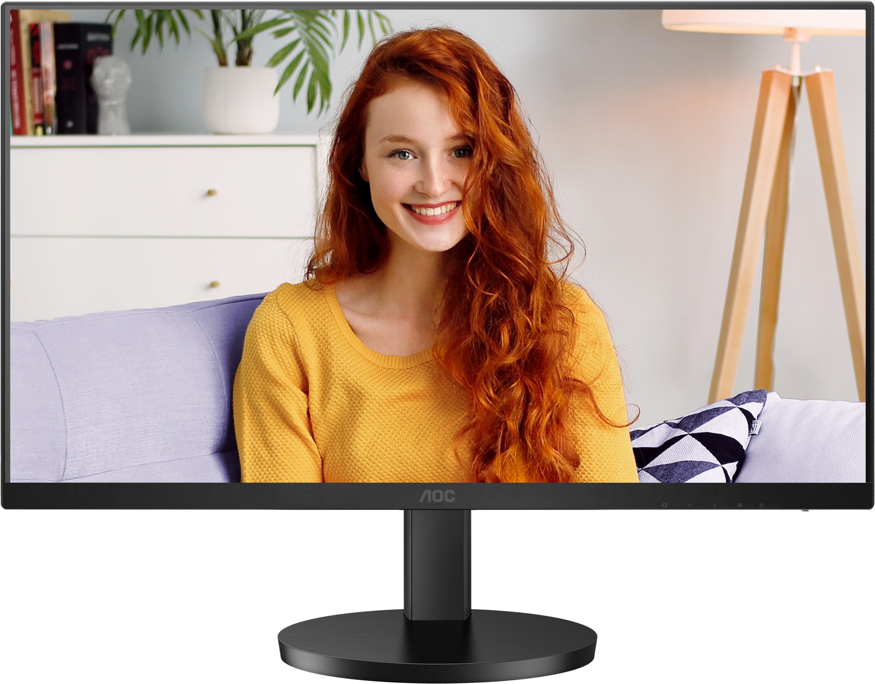 AOC U27B3CF 27" 4K UHD (3840x2160) 60Hz 4ms IPS Adaptive Sync Gaming Desktop Monitor
