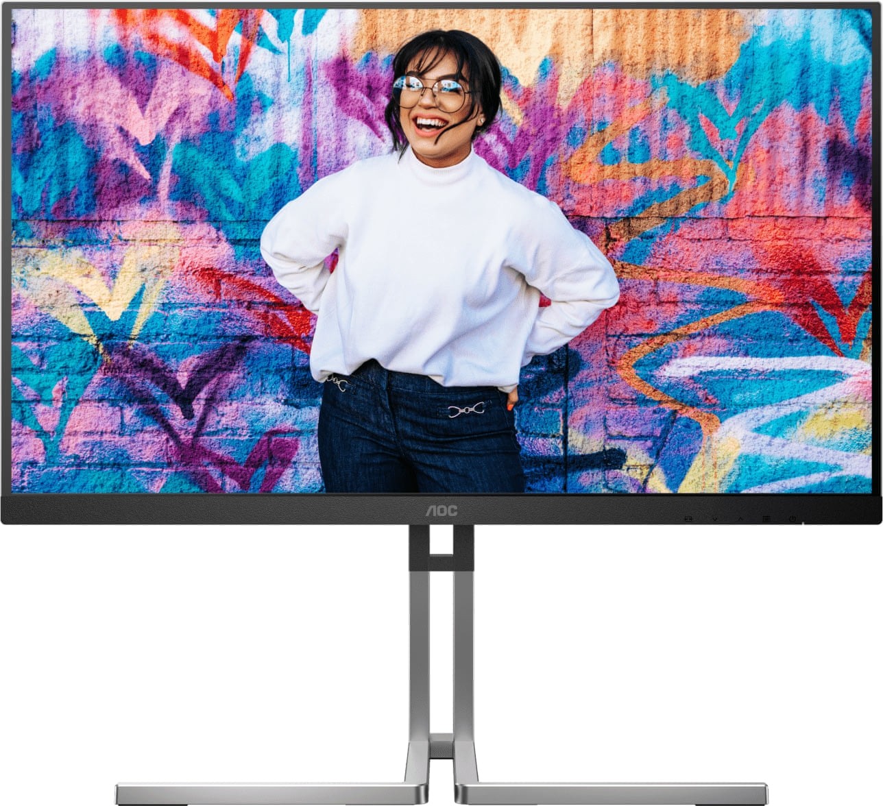 AOC U27U3XD 27" 4K UHD (3840x2160) 144Hz 4ms IPS DisplayHDR 400 G-Sync Compatible Desktop Monitor