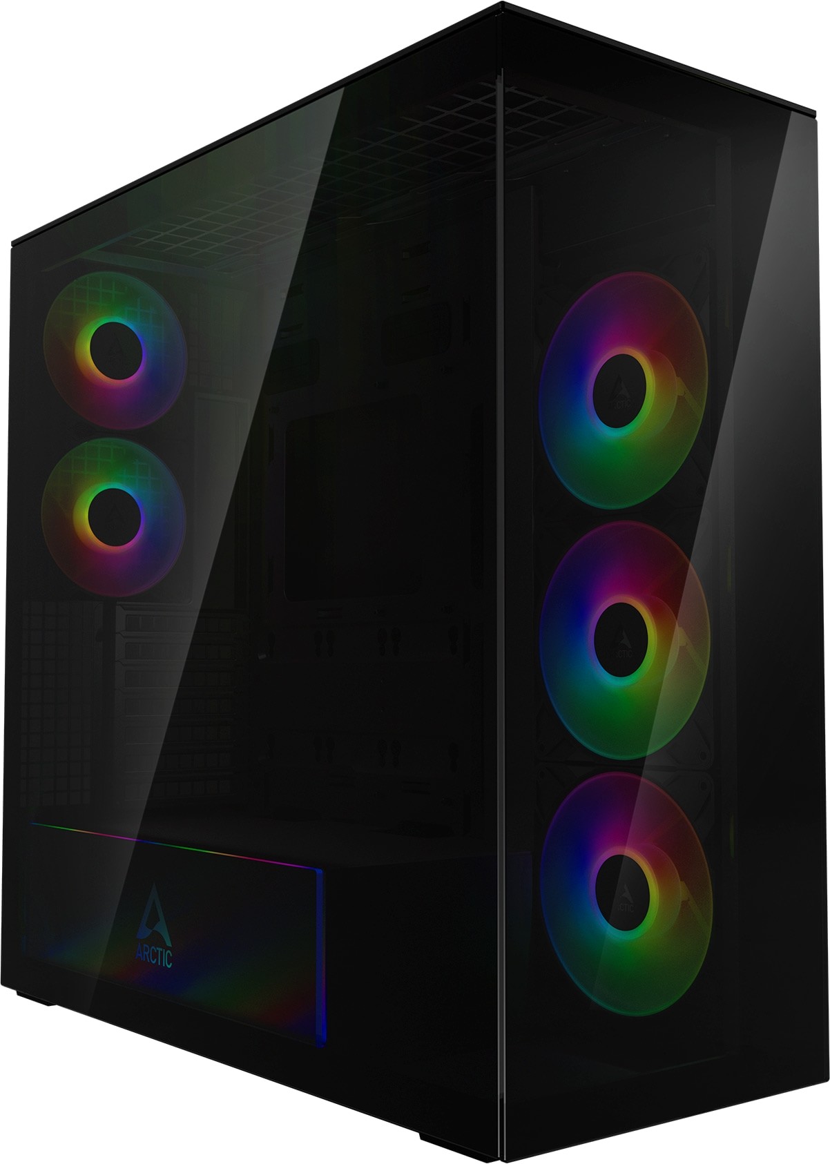 Arctic ACPCC00015A Xtender Tinted Tempered Glass Black E-ATX Mid Tower Desktop Chassis