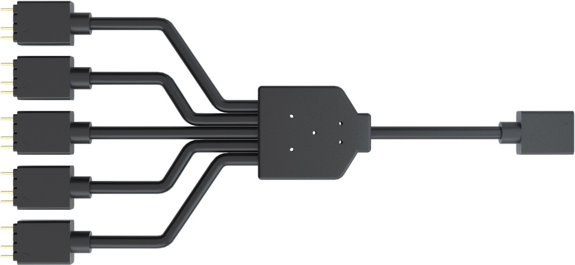 Cooler Master MFX-AWHN-1NNN5-R1 Addressable RGB 1-to-5 Splitter Cable