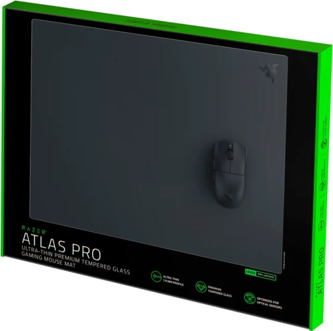 Razer RZ02-05760100-R3M1 Atlas Pro 1.9mm XL 500x400mm Tempered Glass Mouse Pad