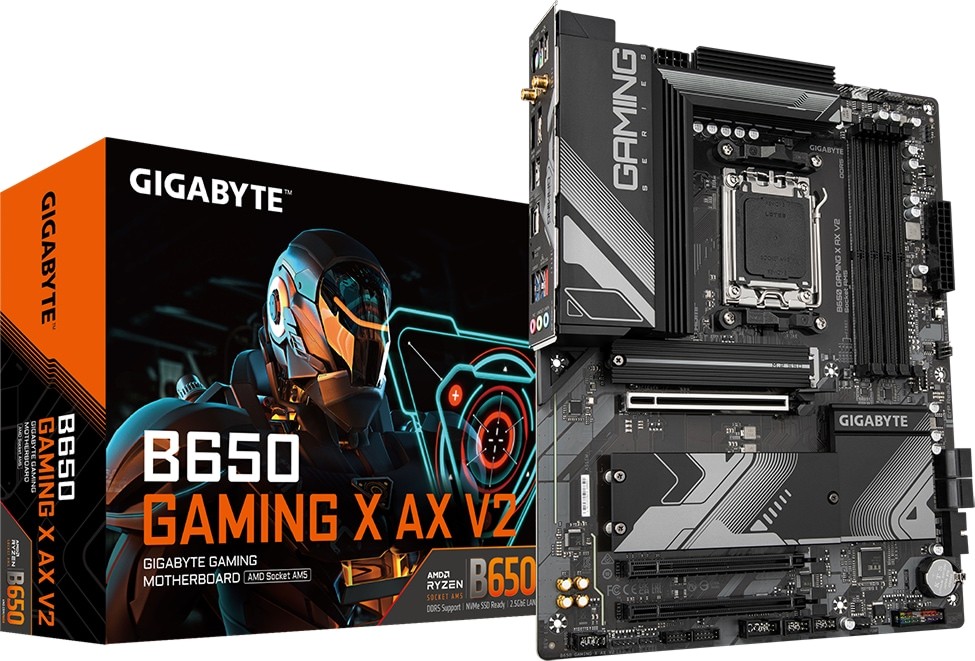 Gigabyte B650 GAMING X AX V2 rev 1.0 AMD B650 Ryzen Socket AM5 ATX Desktop Motherboard
