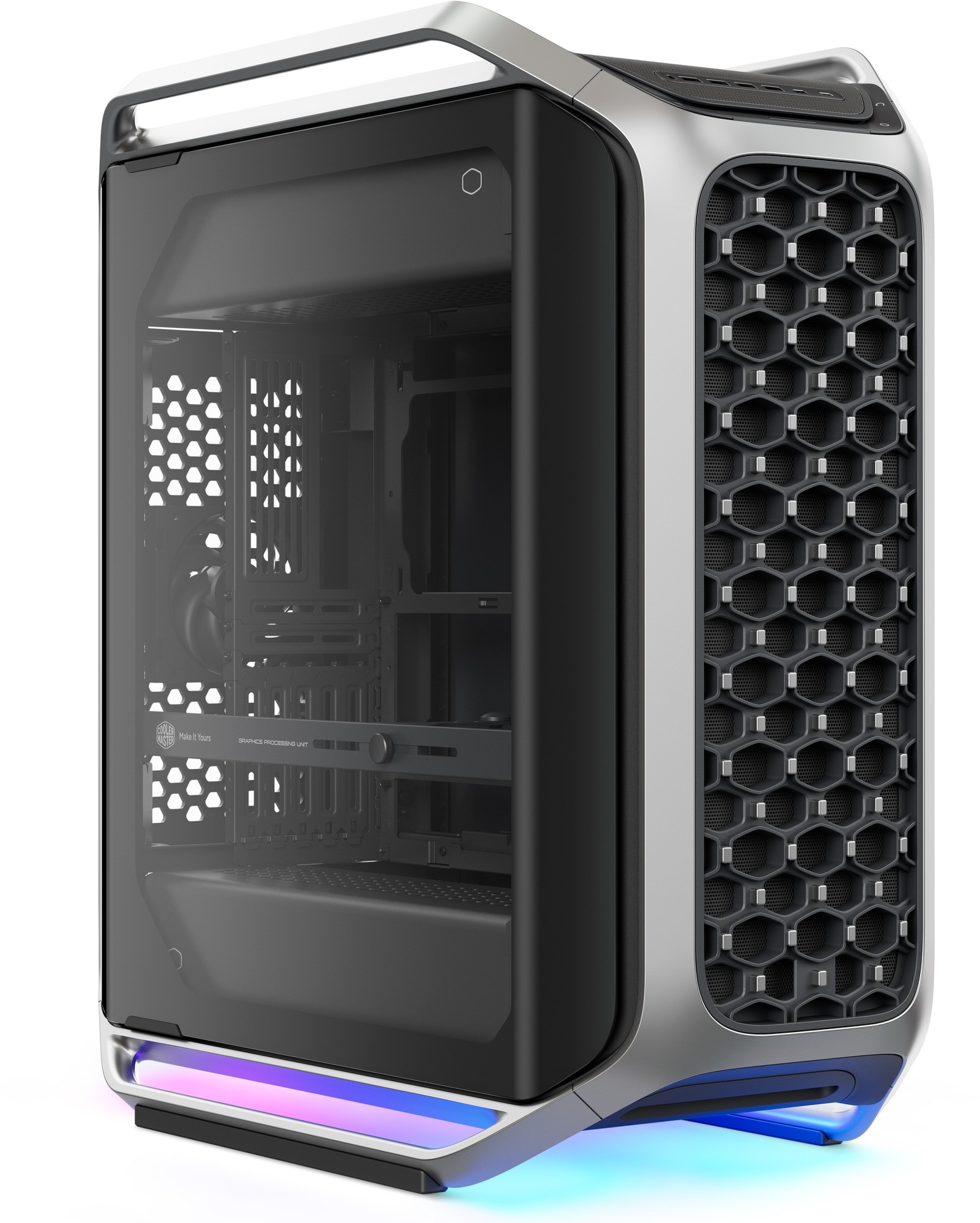 Cooler Master C700-KGNN-S00 COSMOS ALPHA ARGB Tempered Glass Black & Silver E-ATX Full Tower Desktop Chassis
