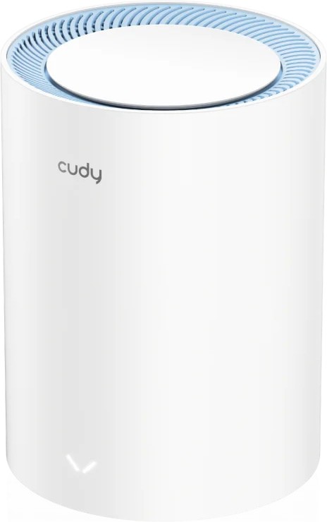 Cudy M1200 AC1200 WiFi 5 Dual-Band Whole Home Mesh Fast Ethernet White Wireless Router - 1-Pack