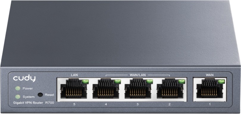 Cudy R700 V1.0 5-Port Multi-WAN VPN Gigabit Ethernet Wired Router