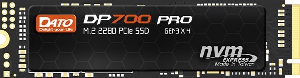 DATOTEK DATO-DP700PRO-512GB DP700 PRO 512GB M.2 2280 PCIe 3.0 NVMe Black Solid State Drive