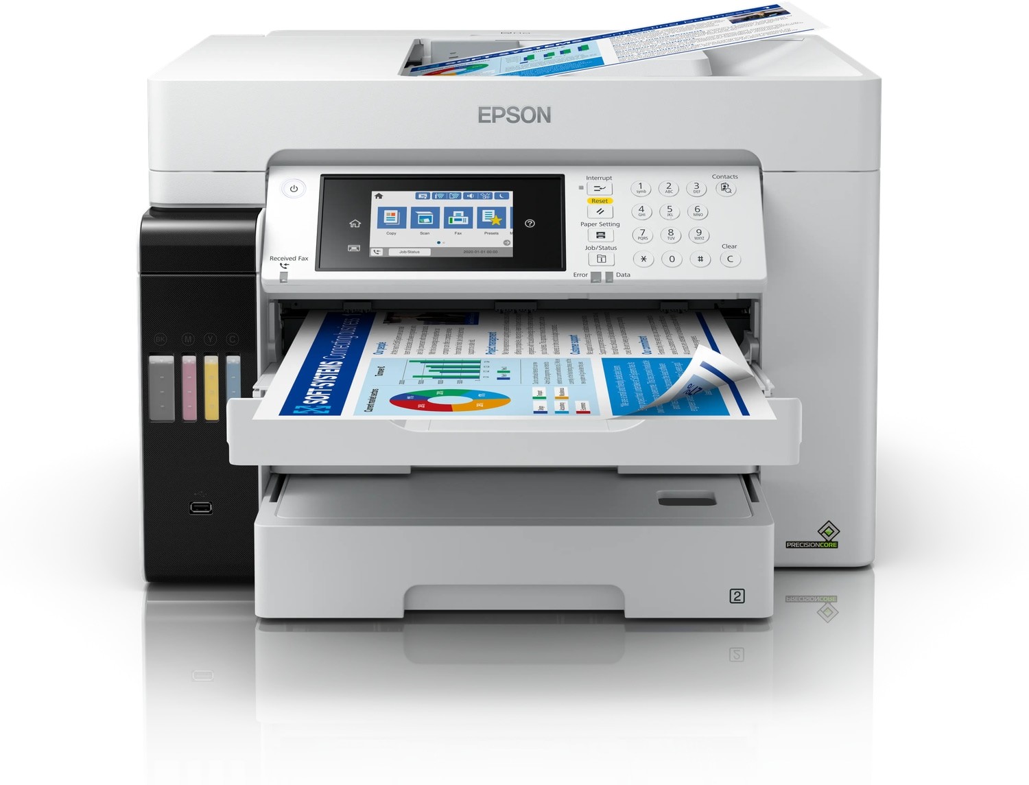 Epson C11CH71407 EcoTank Business+ Pro L15180 A3 Colour All-In-One (Print + Scan + Copy) Wireless Printer