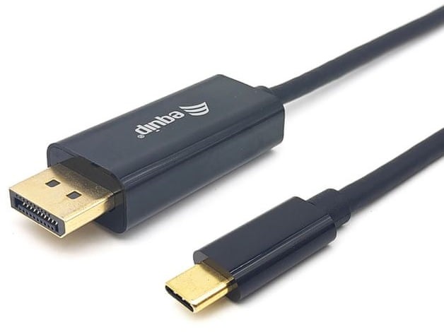 Equip 133427 2.0m USB Type-C to Displayport 1.2 UHD 4K 60Hz Male to Male Adapter Cable