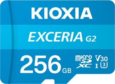 Kioxia LMEX2L256GG2 EXCERIA G2 256GB V30 U3 A1 UHS-I MicroSDXC Memory Card