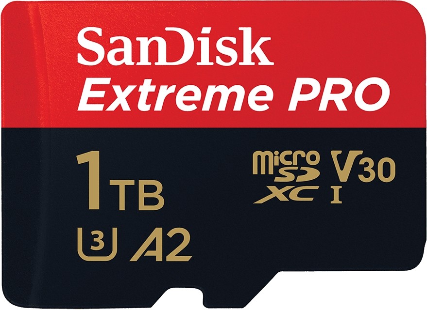 SanDisk SDSQXCD-1T00-GN6MA Extreme PRO V30 U3 A2 1TB High Performance UHS-I MicroSDXC Memory Card