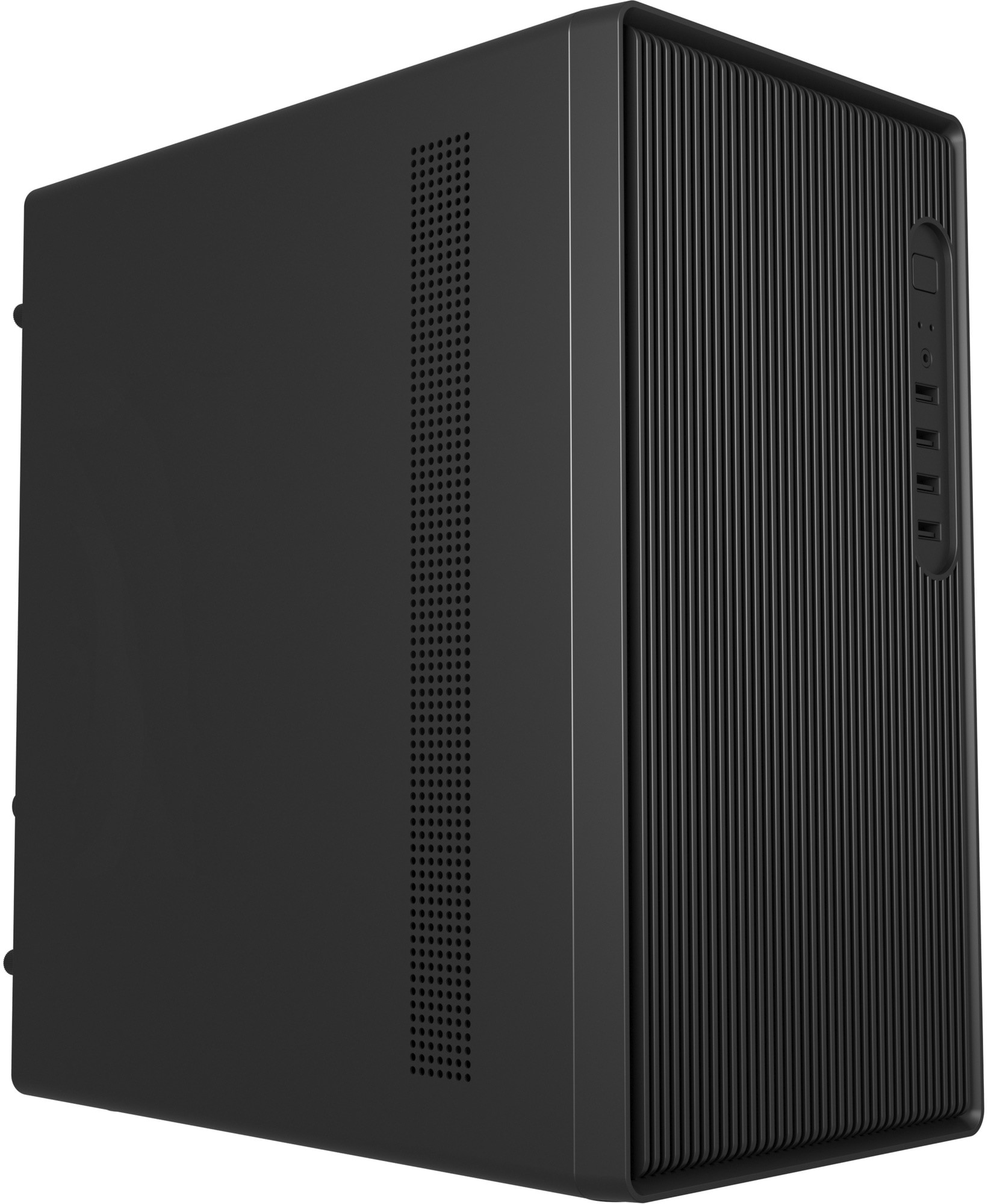 FSP S120 Ultra Compact Black Steel Micro-ATX Mini-Tower Desktop Chassis