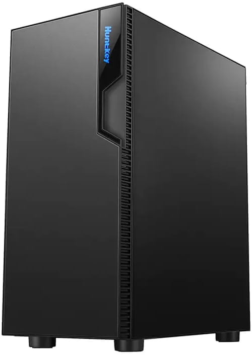 Huntkey GS450C Tempered Glass Black Steel ATX Mid-Tower Desktop Chassis