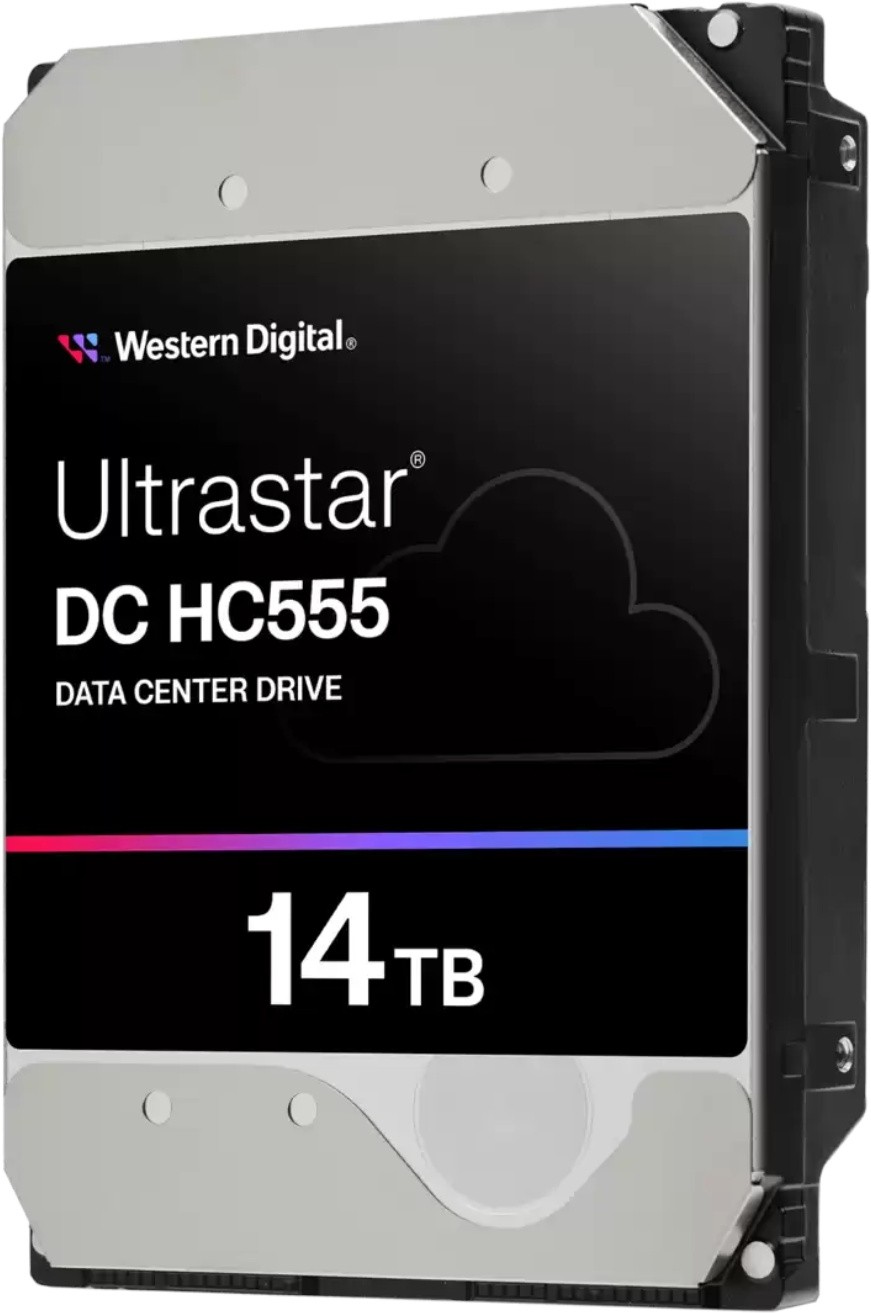Western Digital 0B48721 Ultrastar DC HC555 14TB 7200 RPM 512MB Cache 512e SE NP3 Helium-Sealed SATA 3.0 Internal Hard Drive