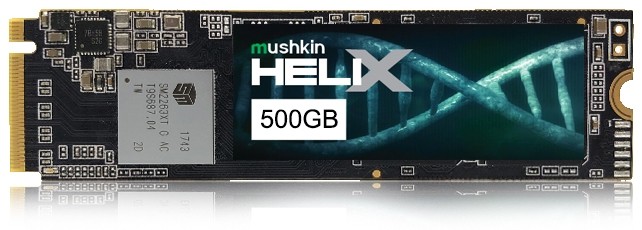 Mushkin MKNSSDHL500GB-D8 Helix-L 500GB NVMe M.2 (2280) PCIe 3.0 x4 Solid State Drive