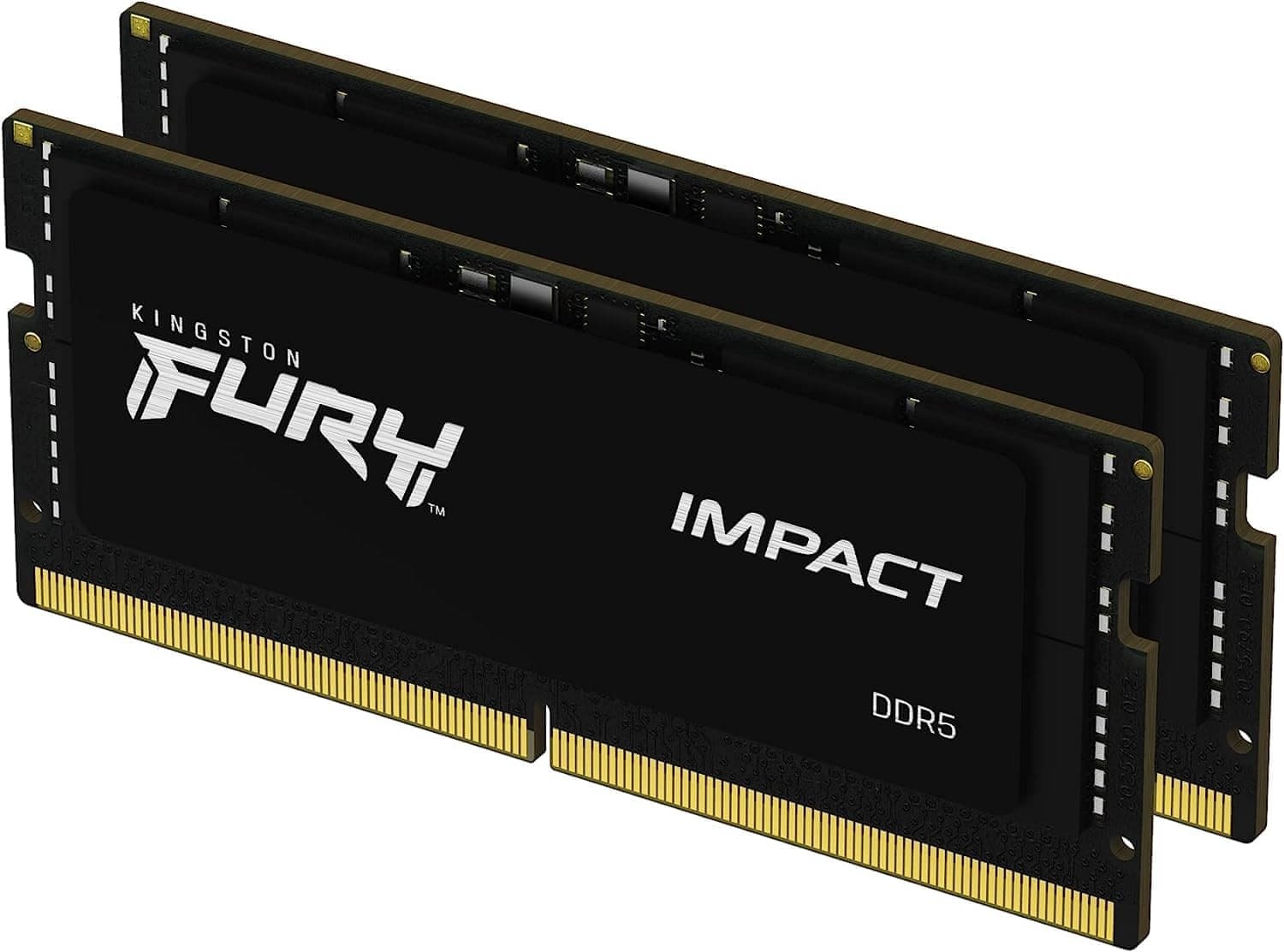 Kingston KF556S40IBK2-32 Fury Impact 32GB (2x16GB) DDR5-5600MHz CL40 1.1V SO-DIMM Notebook Memory
