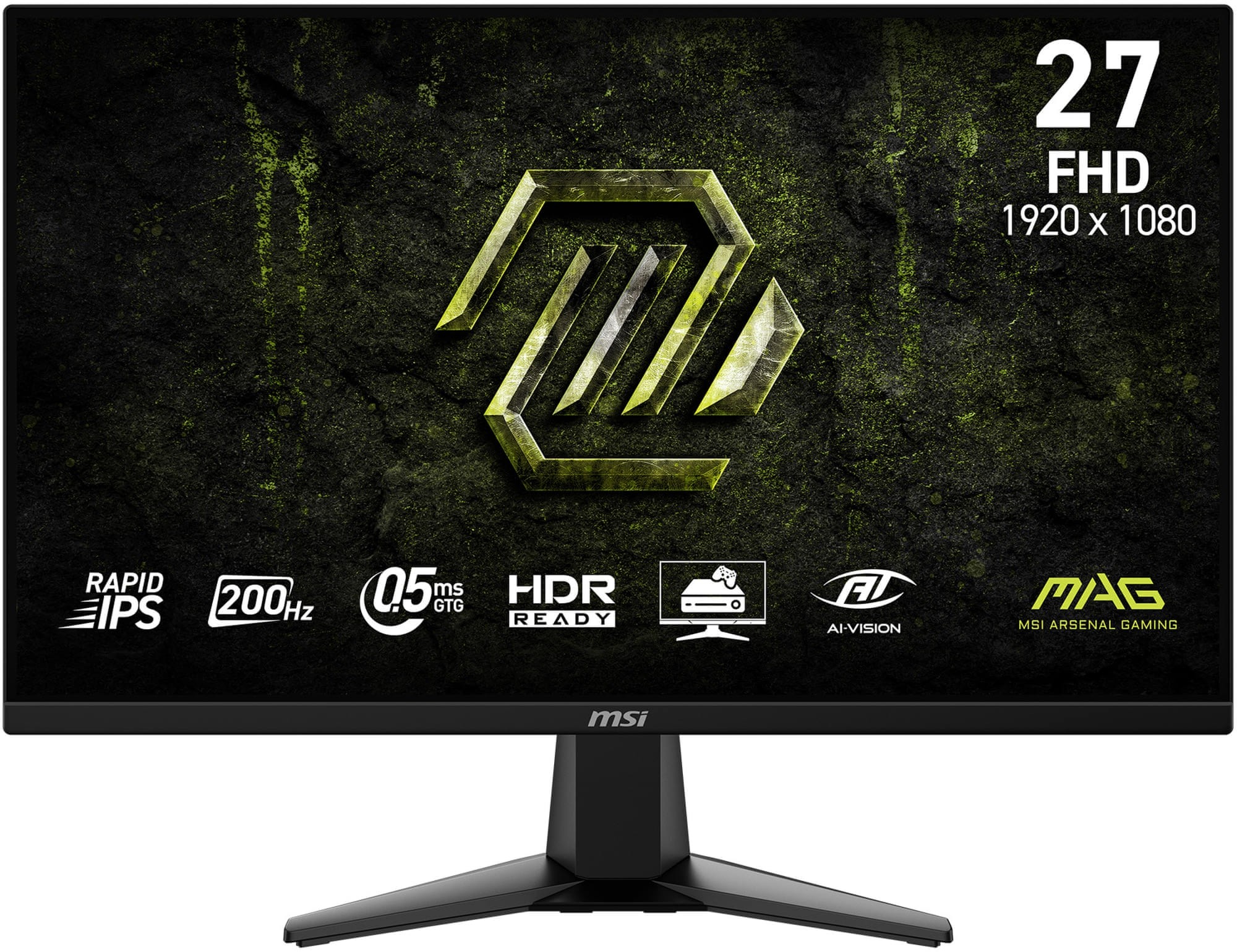 MSI MAG 275F E20 27" Full HD (1920x1080) 200Hz 0.5ms Rapid IPS Black Gaming Desktop Monitor