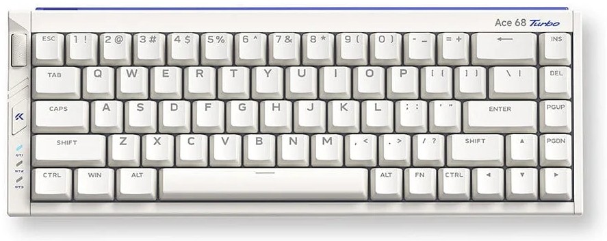 MCHOSE MC-ACE68TURBO-6 Ace 68 Turbo 16K 65% RGB Mount Tai Magnetic Switch GT Nova White Wired Mechanical Gaming Keyboard