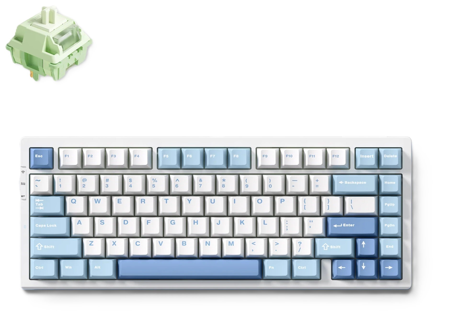 MCHOSE MC-G75-8 G75 Pro 75% RGB Matcha Latte Switch Blue Wireless Mechanical Gaming Keyboard