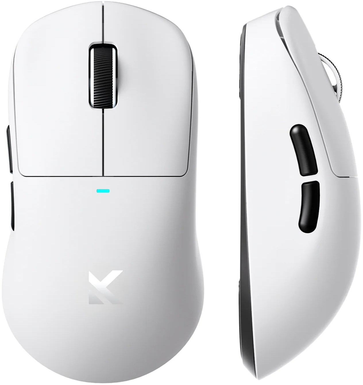 MCHOSE M7-3 M7 Pro Ultralight 26K PAW3395 Optical Omron Opto-Mechanical White Wireless Gaming Mouse