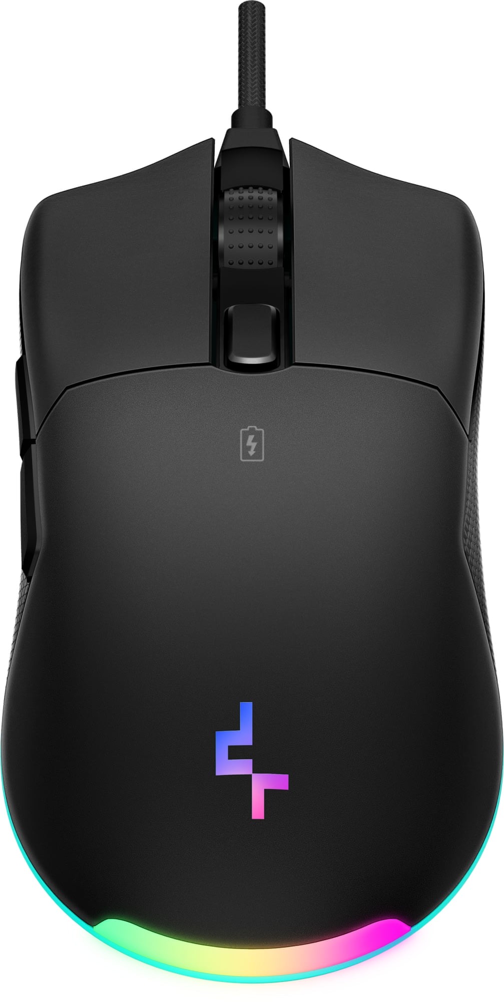 DeepCool R-MG510-BKCCNN-G MG510 19,000 DPI PixArt Optical ARGB Black Wireless Gaming Mouse