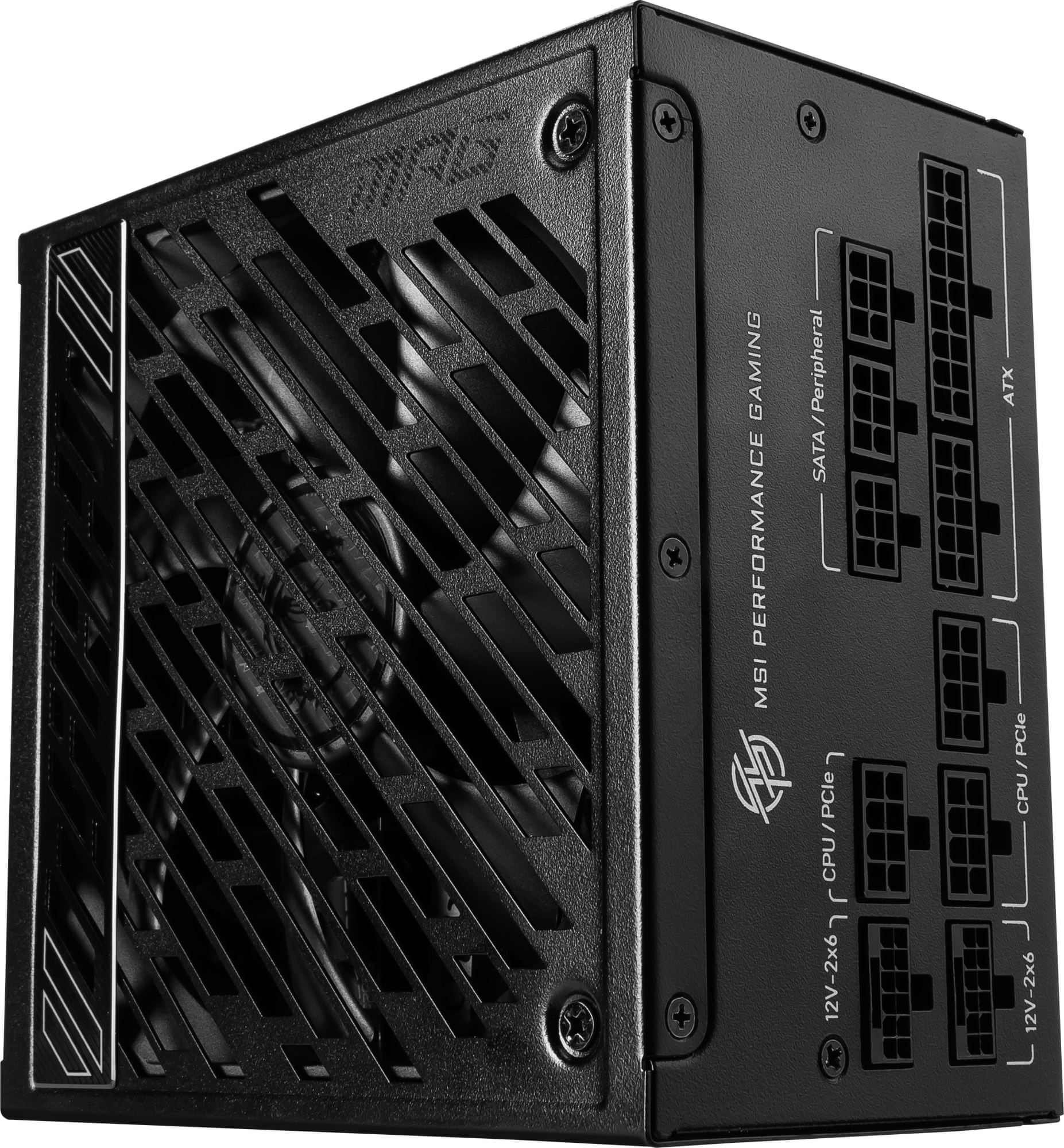 MSI MPG A1000GS PCIE5 1000W 80 Plus Gold Fully Modular Black PCIe 5.1 ATX 3.1 Desktop Power Supply