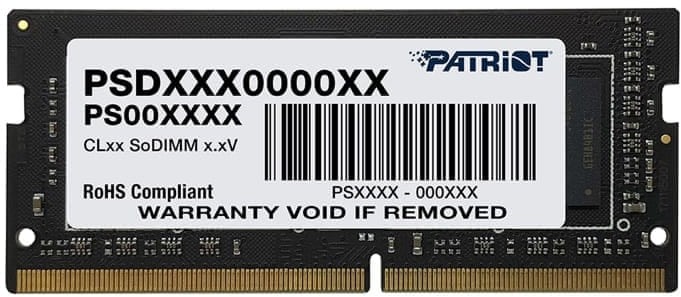 Patriot PSD48G266681S Signature Line 8GB(1x8GB) DDR4-2666MHz CL19 1.2V SO-DIMM Notebook Memory