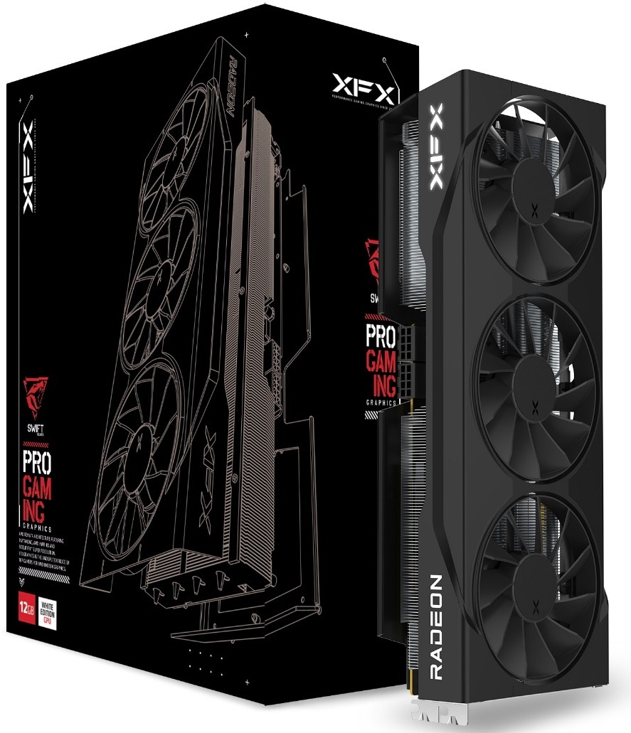 XFX Radeon RX 9070 GRE SWFT Triple Fan RX-97GRE29B7 12GB GDDR6 192-Bit PCIe 5.0 Desktop Graphics Card
