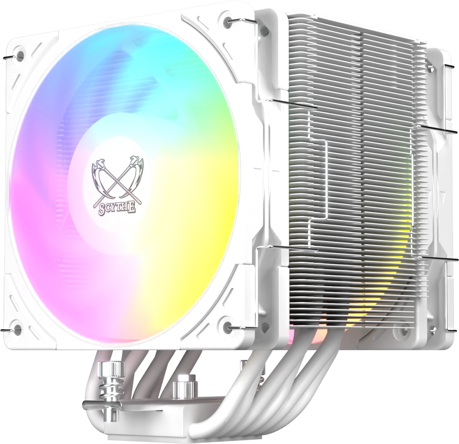 Scythe SCMG-6000DWR Mugen 6 Dual White ARGB Edition 120mm Single Tower White CPU Air Cooler