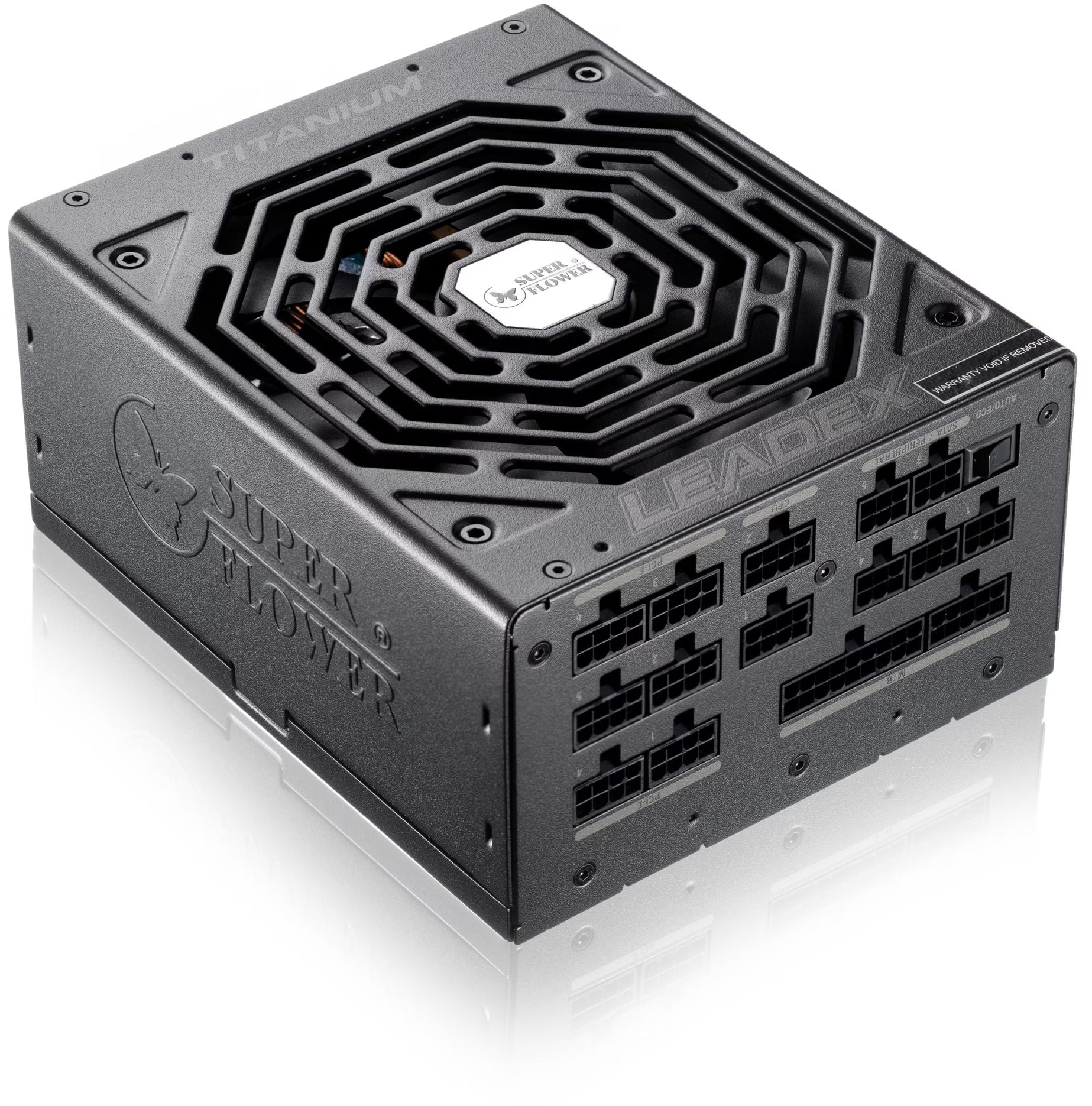 Super Flower SF-1000F14HT Leadex Titanium 1000W 80 Plus Titanium ATX 2.2 Fully Modular Black Desktop Power Supply