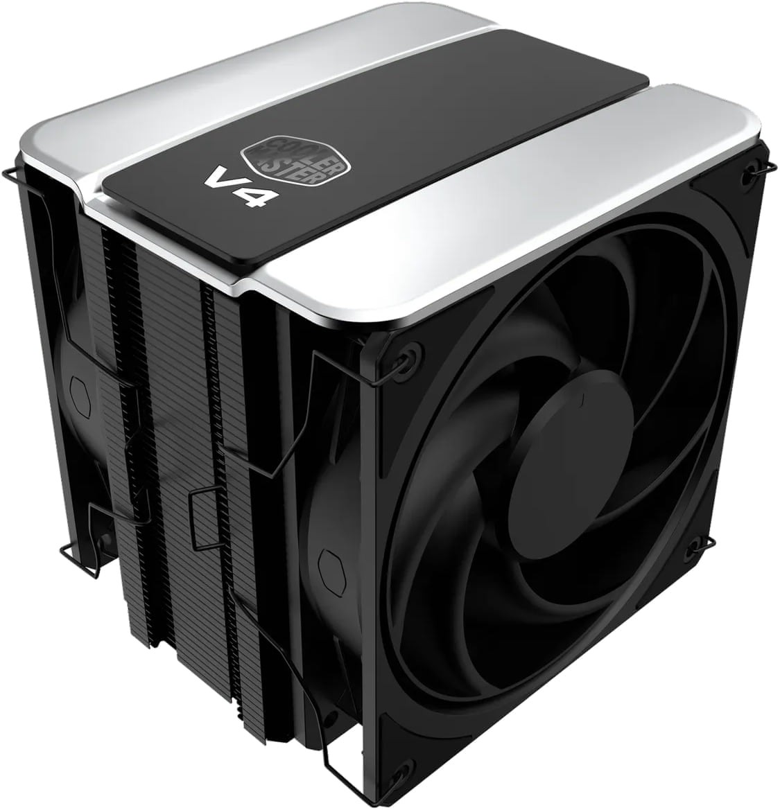 Cooler Master MAZ-T2HP-217PK-R1 V4 Alpha 3DHP Dual Fan 120mm Tower Black CPU Air Cooler
