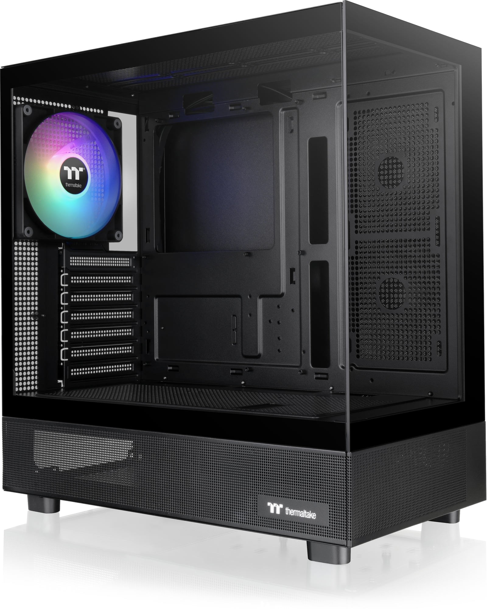 Thermaltake CA-1Y7-00M1WN-00 View 270 ARGB Tempered Glass Black Steel Mid-Tower Chassis