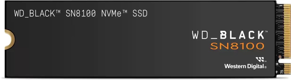 Western Digital WDS100T1X0M WD_BLACK SN8100 1TB M.2 2280 PCIe 5.0 x4 NVMe Solid State Drive