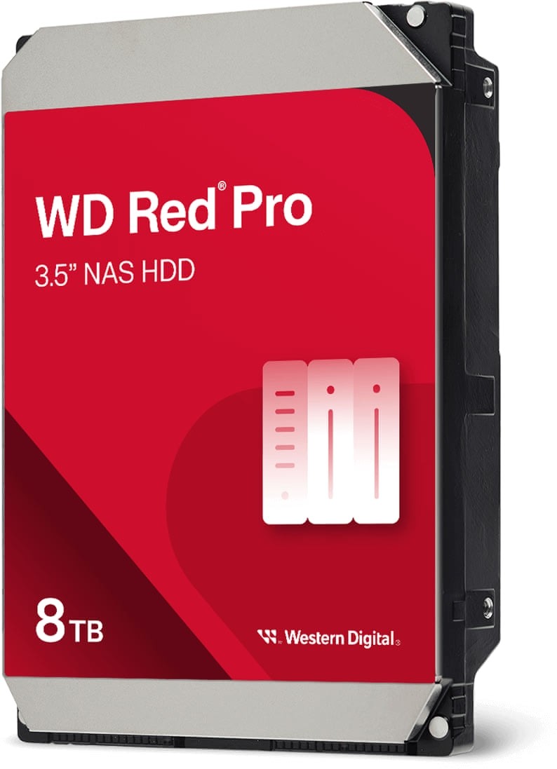 Western-Digital WD8005FFBX Red Pro 8TB 7200RPM SATA 6Gb/s 256MB Cache 3.5 Inch Internal Hard Drive