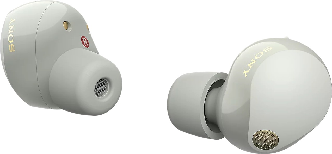 Sony WF-1000XM5/SME Active Noise Canceling Bluetooth Wireless Multi-Platform Premium Silver Earphones