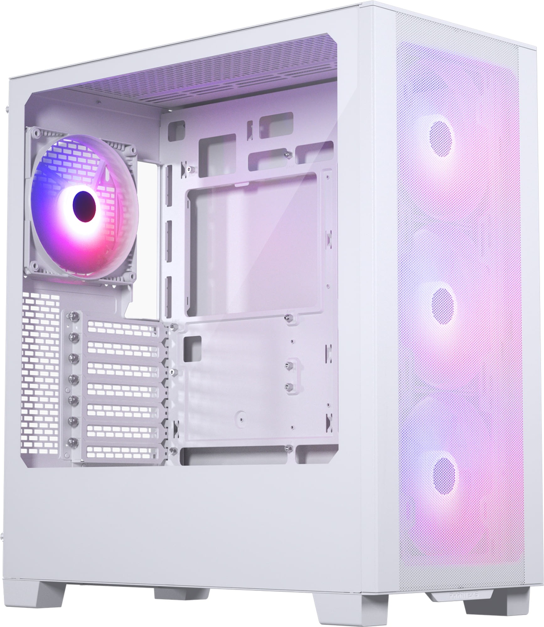Phanteks PH-XT523P1_DWT01 XT PRO ULTRA White D-RGB Clear Tempered Glass Steel ATX Mid-Tower Desktop Chassis