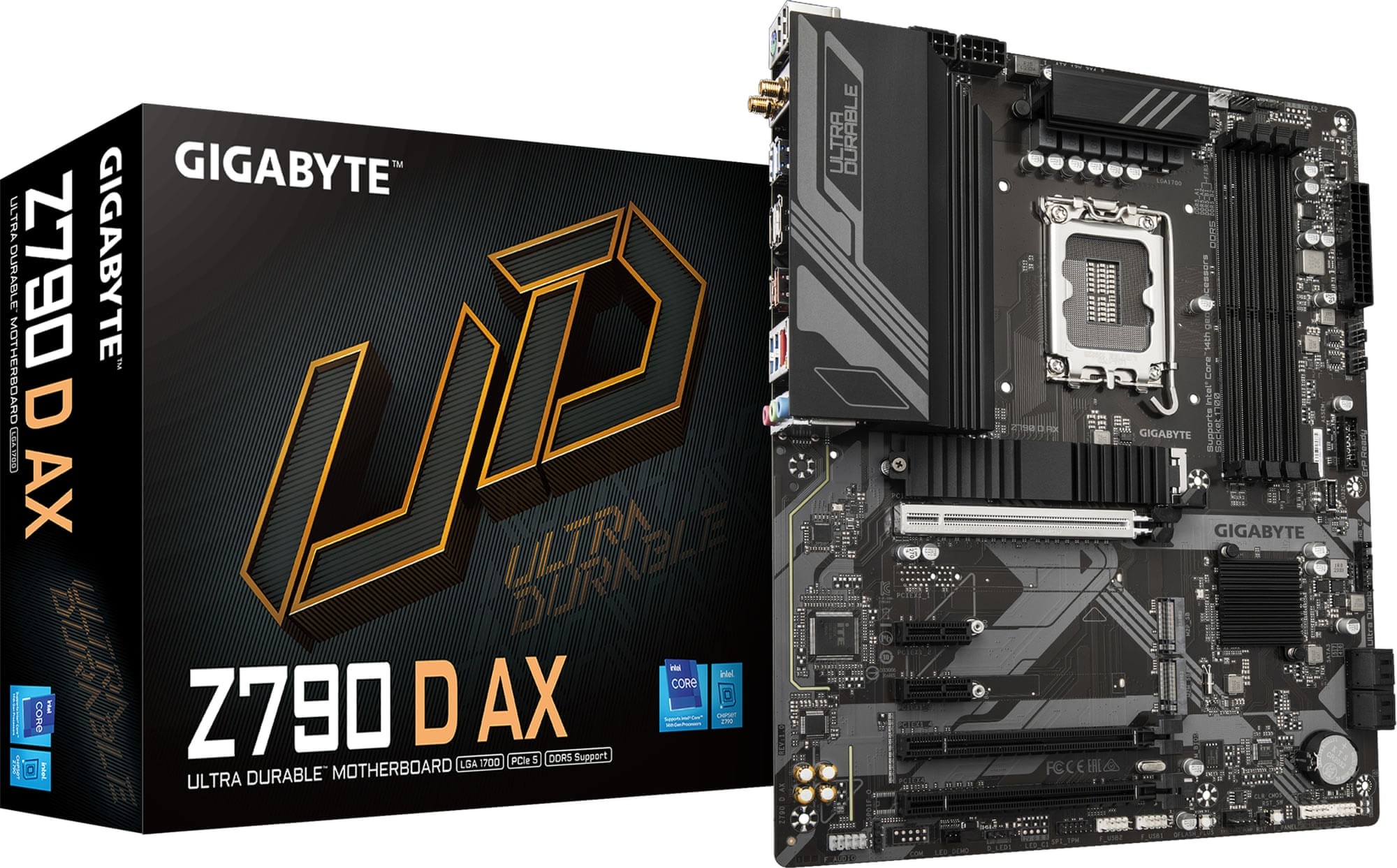 Gigabyte Z790 D AX DDR5 Intel Z790 LGA 1700 Raptor Lake Refresh ATX Desktop Motherboard