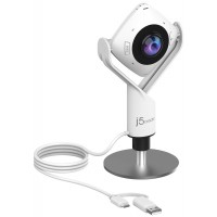 J5Create JVCU360 Full HD 1080p 360° All Around Rotation Desktop Webcam