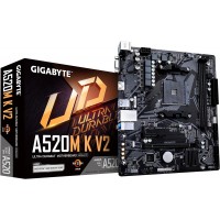 Gigabyte A520M K V2 AMD A520 Socket AM4 Micro-ATX Desktop Motherb...