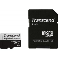Transcend TS512GUSD350V 350V 512GB V30 U3 UHS-I High Endurance MicroSDXC Memory Card