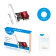 Cudy PE25 Realtek RTL8125 2.5G Gigabit RJ-45 Ethernet PCIe 2.0 Low Profile Network Adapter